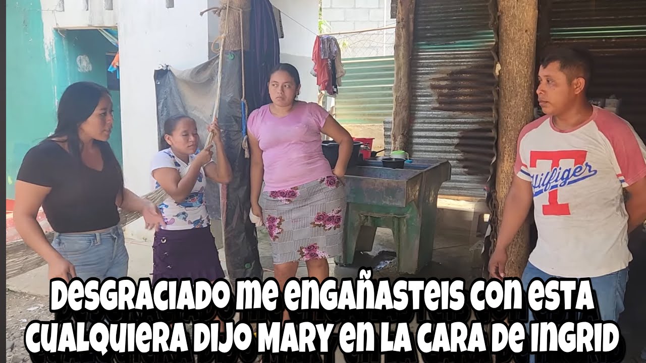 Ingrid agachó la cara Mary le revienta la trompeta por querer quitarle asu marido