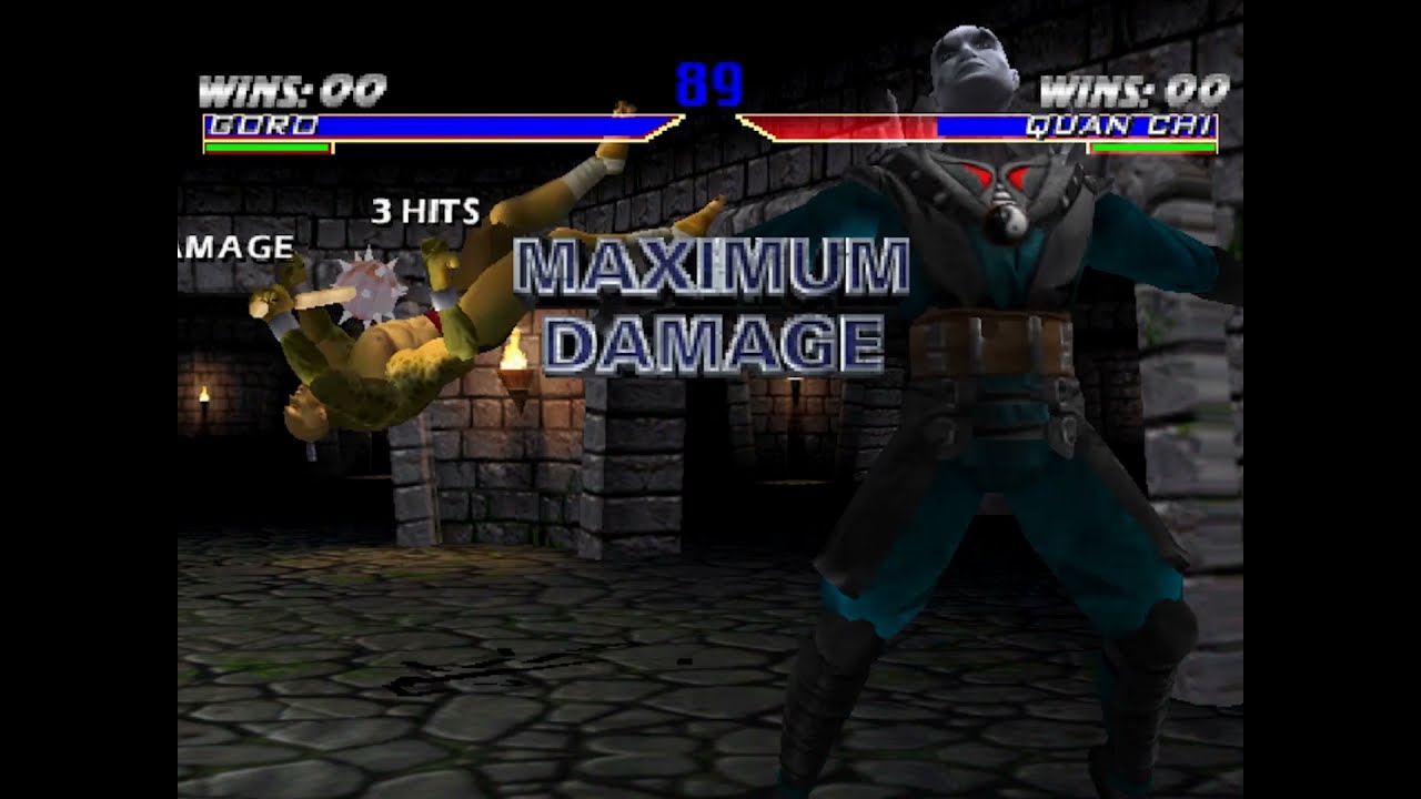 Mortal Kombat 4 | Gold - Combo FAQ - Video Guide - Goro