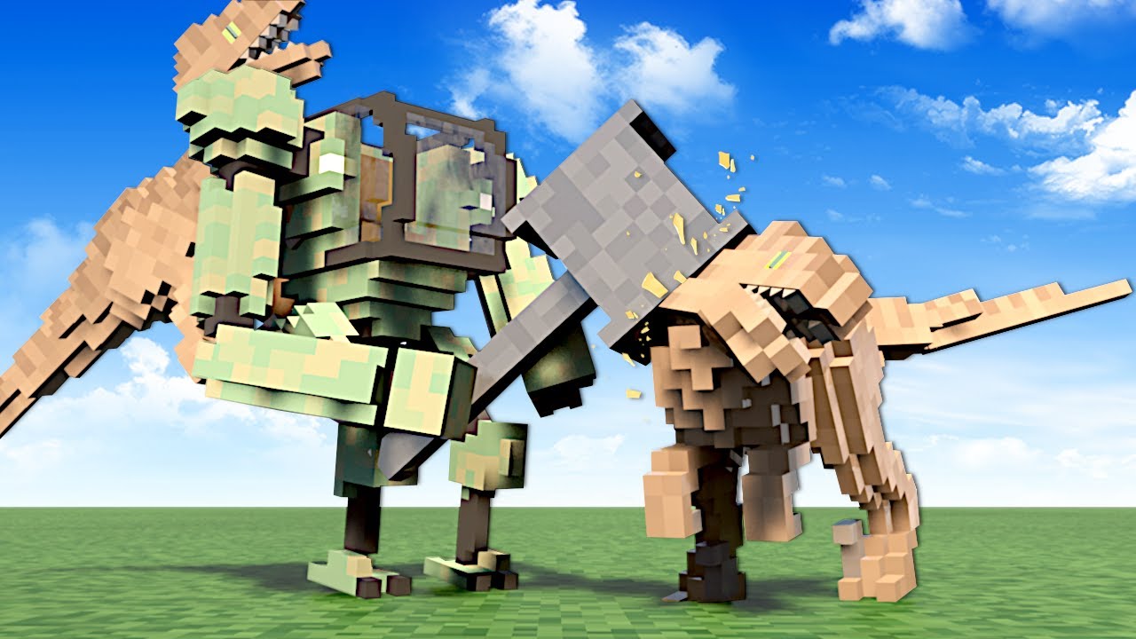 MECH DESTROYS DINOSAURS! (Teardown)