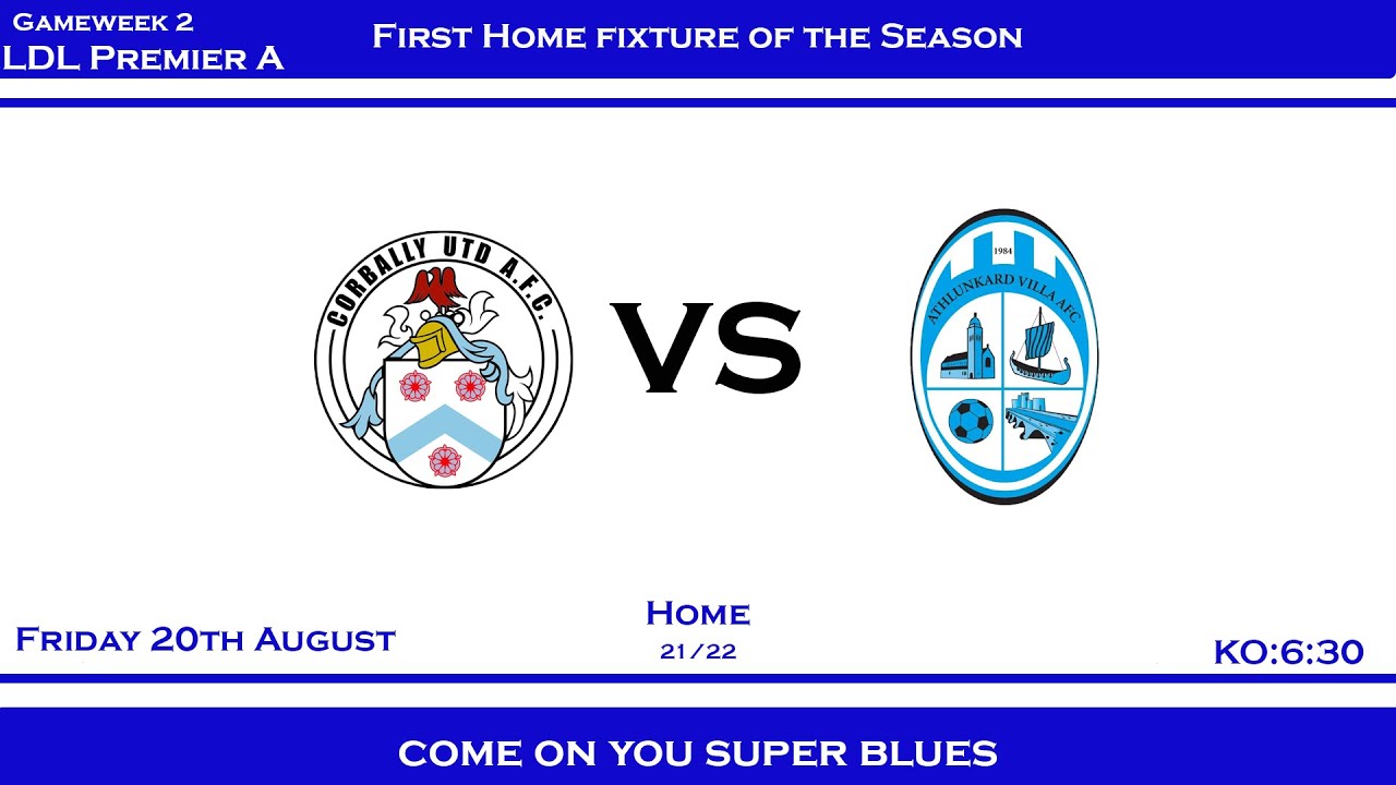 GW2 Corbally Vs Athlunkard Villa 21/22 Premier A Highlights