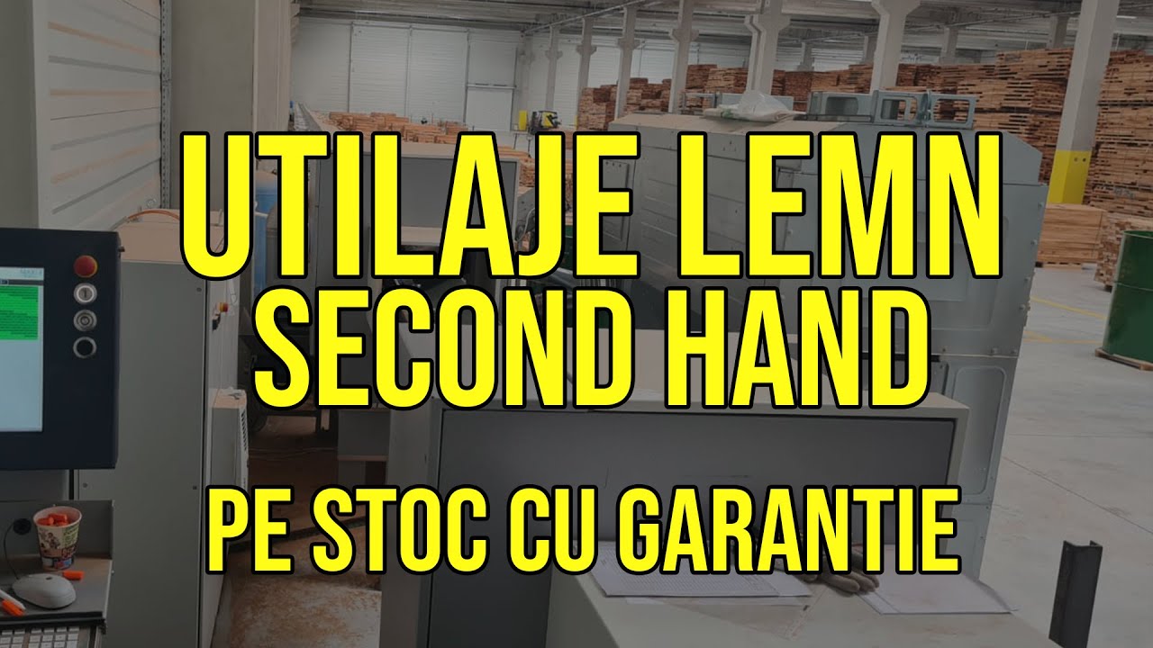 Utilaje prelucrare lemn SH cu garantie pe stoc - Wood Expert
