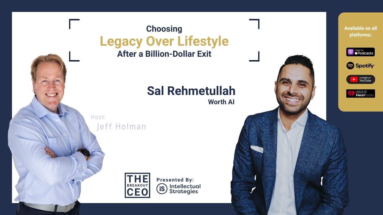 Choosing Legacy Over Lifestyle After a Billion-Dollar Exit