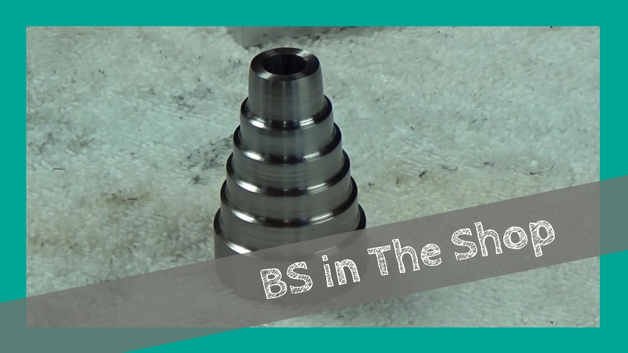 Parting off Titanium blast baffle