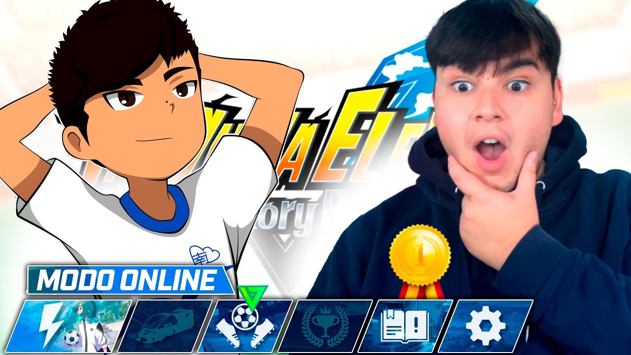 JUEGO mi PRIMER PARTIDO ONLINE a INAZUMA ELEVEN VICTORY ROAD