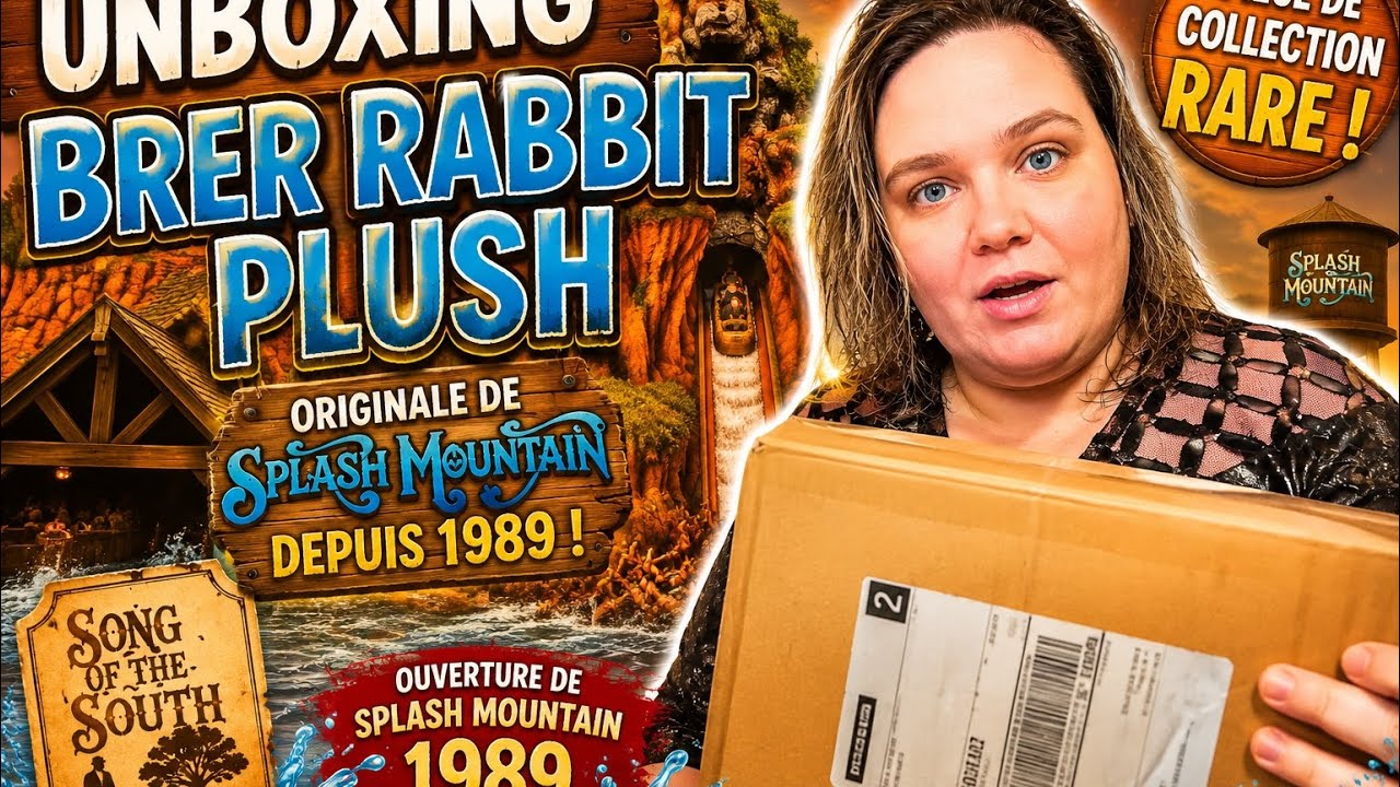 RARE BRER RABBIT PLUSH UNBOXING FROM DISNEY’S PARKS - #songofthesouth #splashmountain 