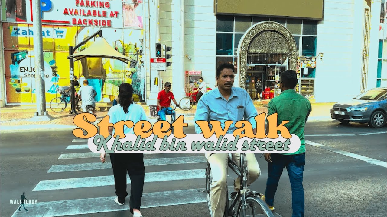WALK TOUR - KHALID BIN WALID STREET, BUR DUBAI [4K]  #dubai #walking #burdubaifashionstreet