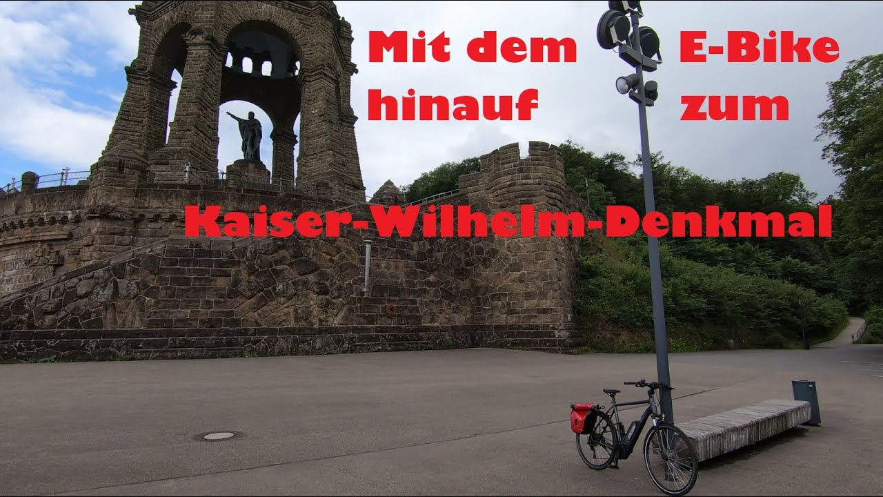 Mit dem E-Bike zum Kaiser-Wilhelm-Denkmal