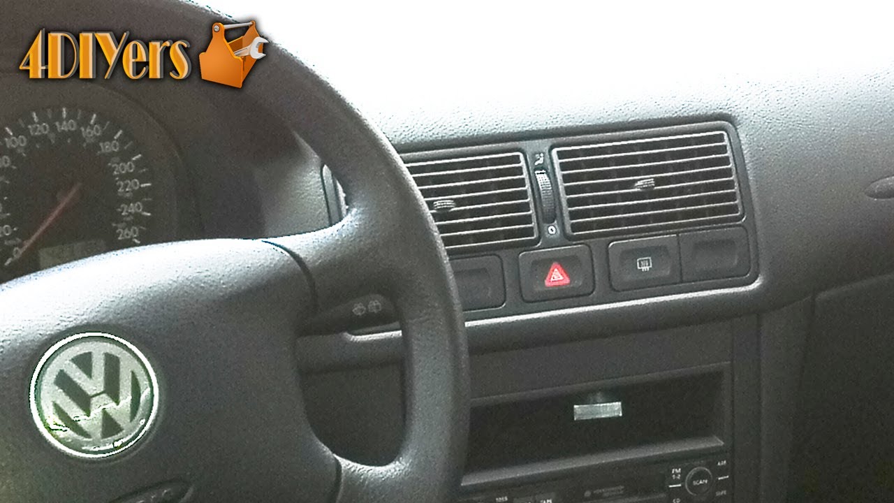 DIY: Volkswagen MKIV Dash Vent Removal