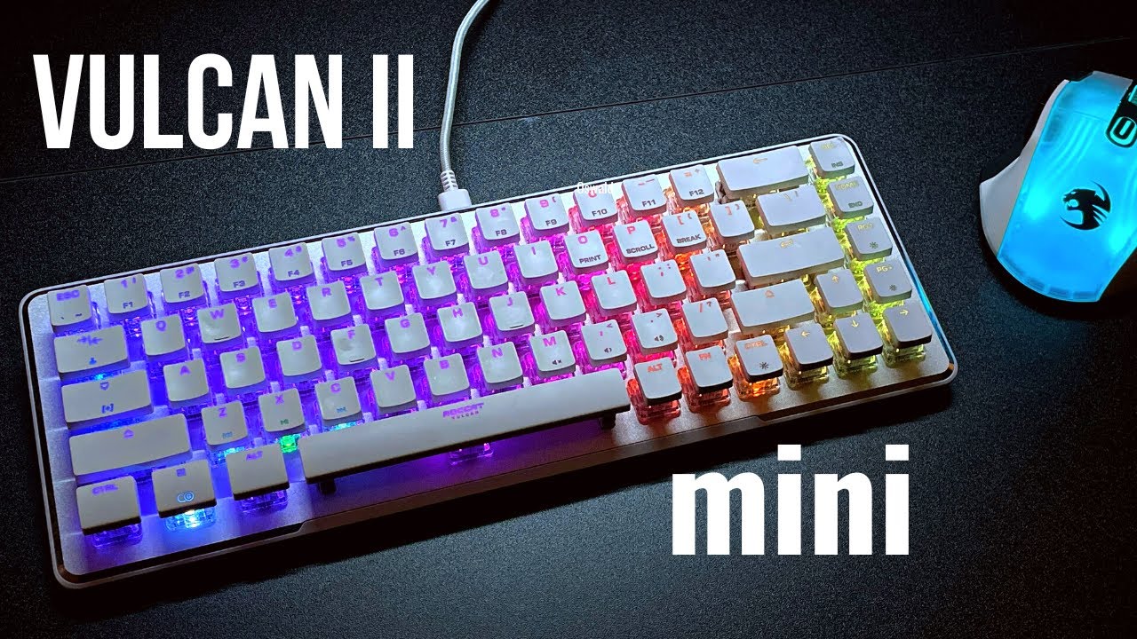 The Best 65% Mechanical Keyboard I've Tried! Roccat Vulcan II Mini Review!