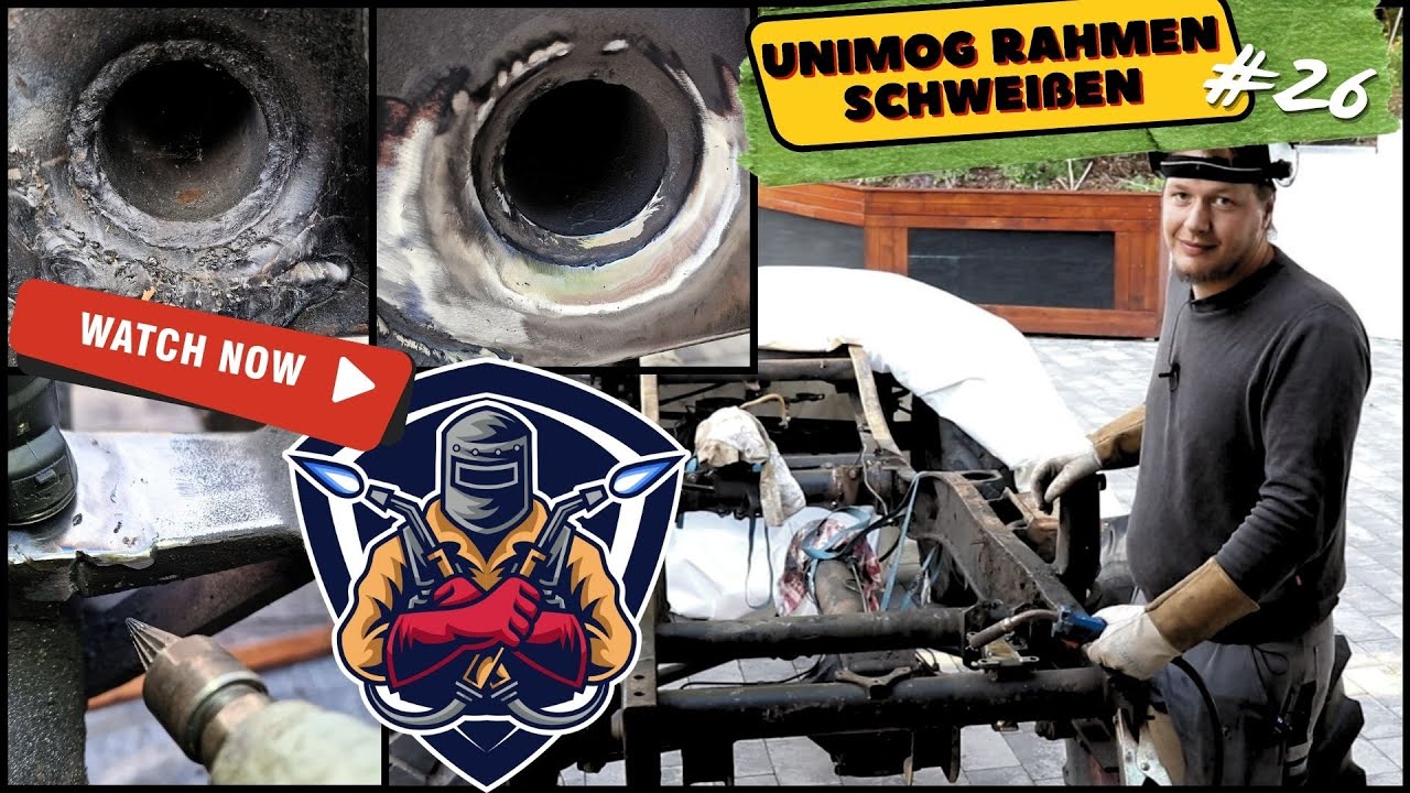 Unimog Rahmen Schweißen #26 | Restauration & Technik