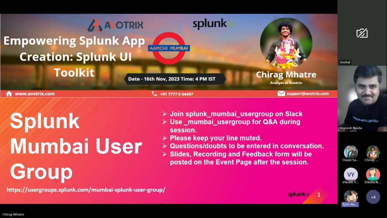 Empowering Splunk App Creation: Splunk UI Toolkit | Splunk Mumbai User Group