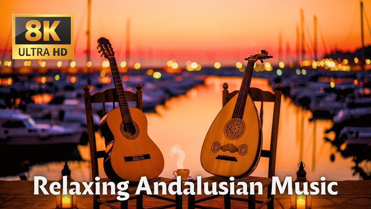 Moonlit Andalusian Nights 🌙 | Gentle Oud & Flamenco Fusion Instrumental for Peaceful Calm Moments