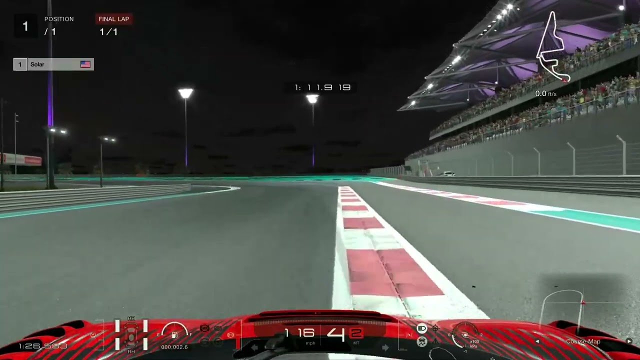 Abu Dhabi, GP circuit layout experience lap guide, ￼Gran ￼Turismo 7 (Gold Time) 