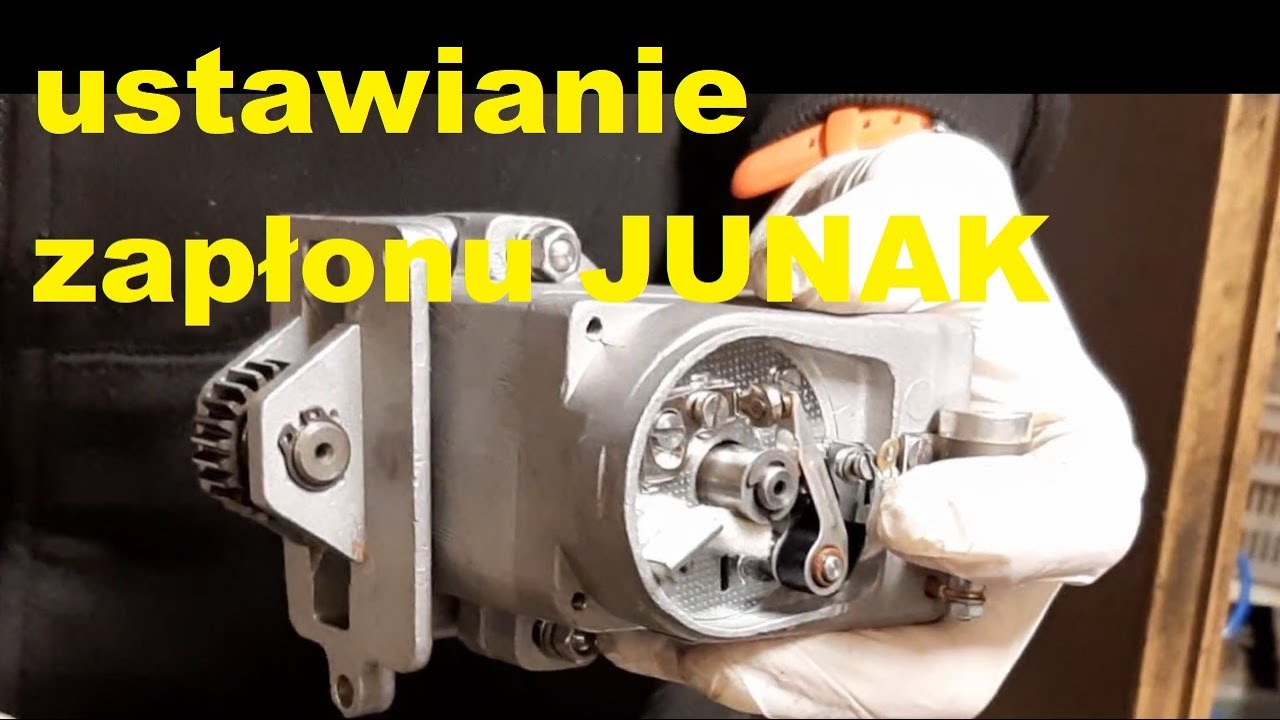 ustawienie zapłonu w silniku motocykla Junak M10/M07