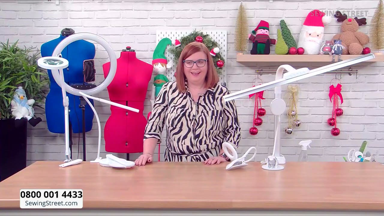 Sewing Street– 01/12/2021 –Polly Dolly at Christmas with Sherril Church & Native Lighting with Clare