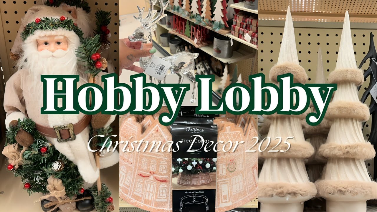 HOBBY LOBBY CHRISTMAS 2025 | Shop With Me + Christmas Decor Haul