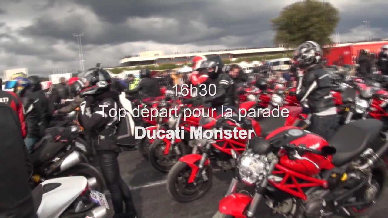 Le Castellet, 25 ans Ducati monster (version courte) - 25 mars 2018