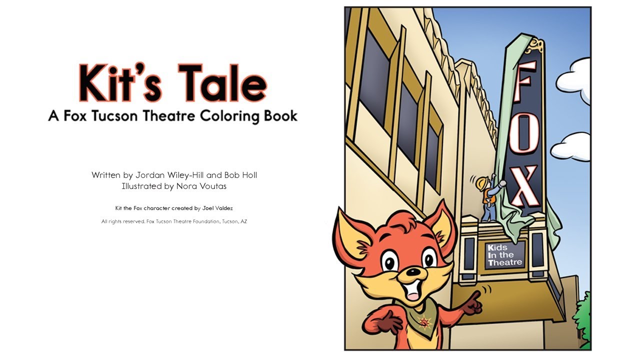 Kit the Fox Coloring Book - Fox Tucson Theatre