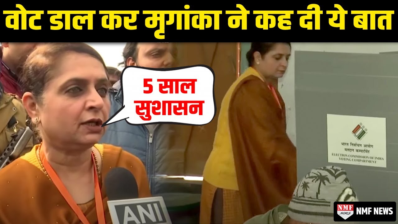 कैराना से BJP उम्मीदवार Mriganka Singh ने वोट डालकर Akhilesh Yadav को लेकर कही ये बात