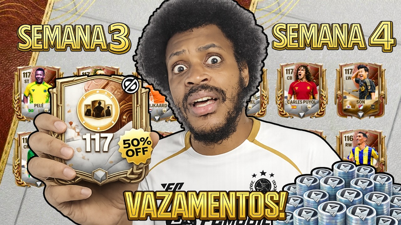 VAZOU TUDO! TODAS as CARTAS das PRÓXIMAS SEMANAS no FC Mobile – L. Convocadas Vale Guardar Tokens?