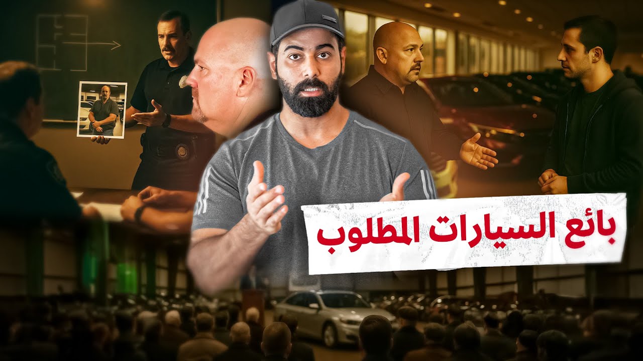 بائع سيارات مطلوب للعدالة حير الشرطة والمحققين !