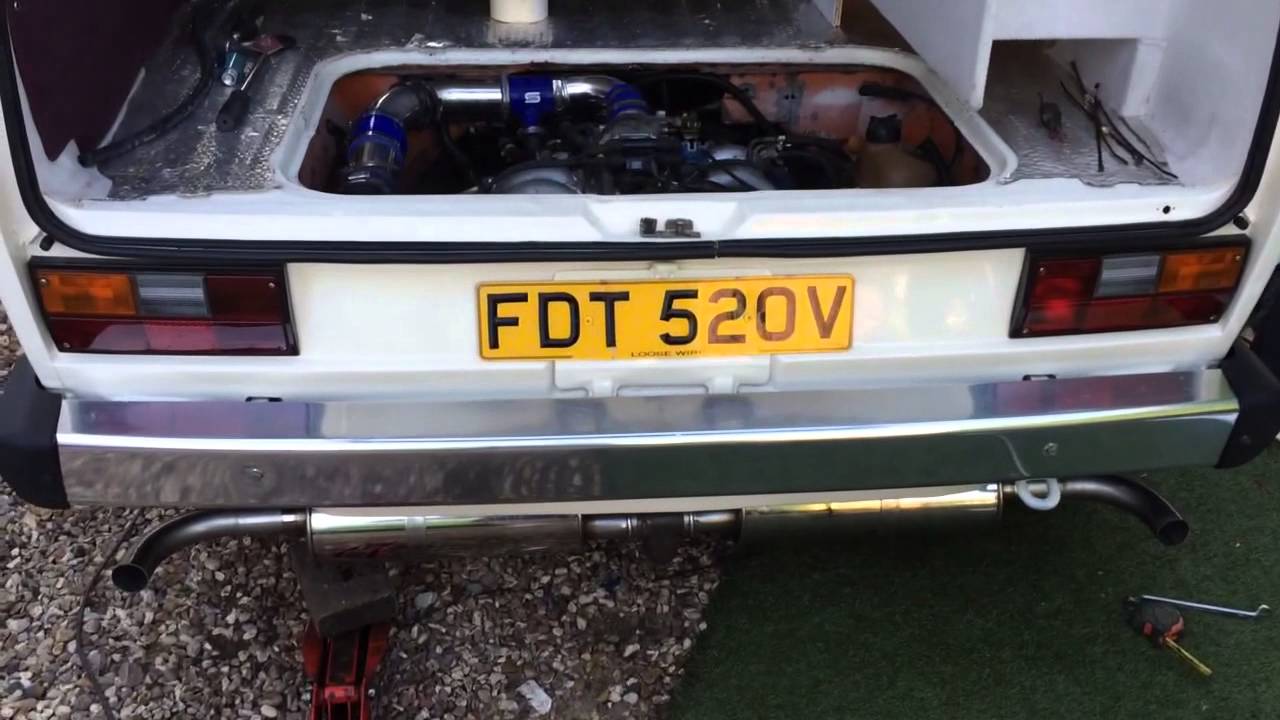 Vw T25 / T3 Subaru Legacy engine fitted