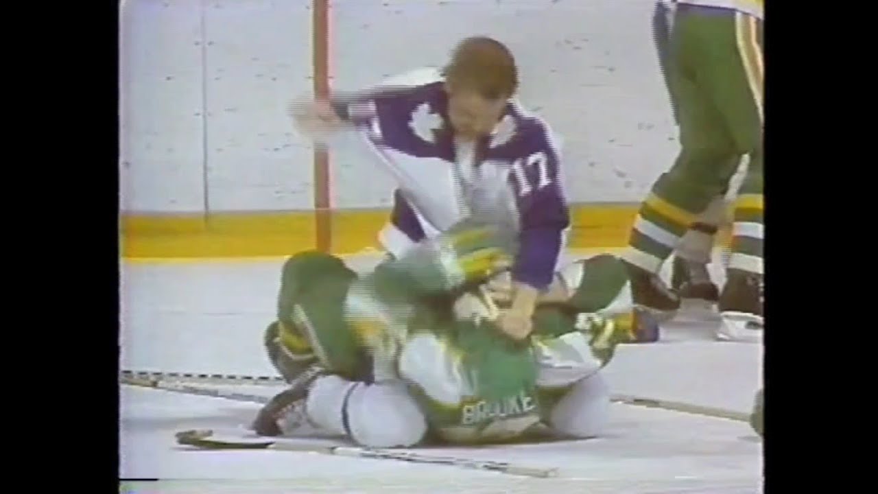 North Stars - Maple Leafs rough stuff 1/6/88