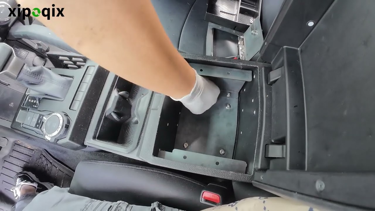 How to Install xipoqix Center Console Safe Vault Compatible with 2024-2025 Toyota Tacoma
