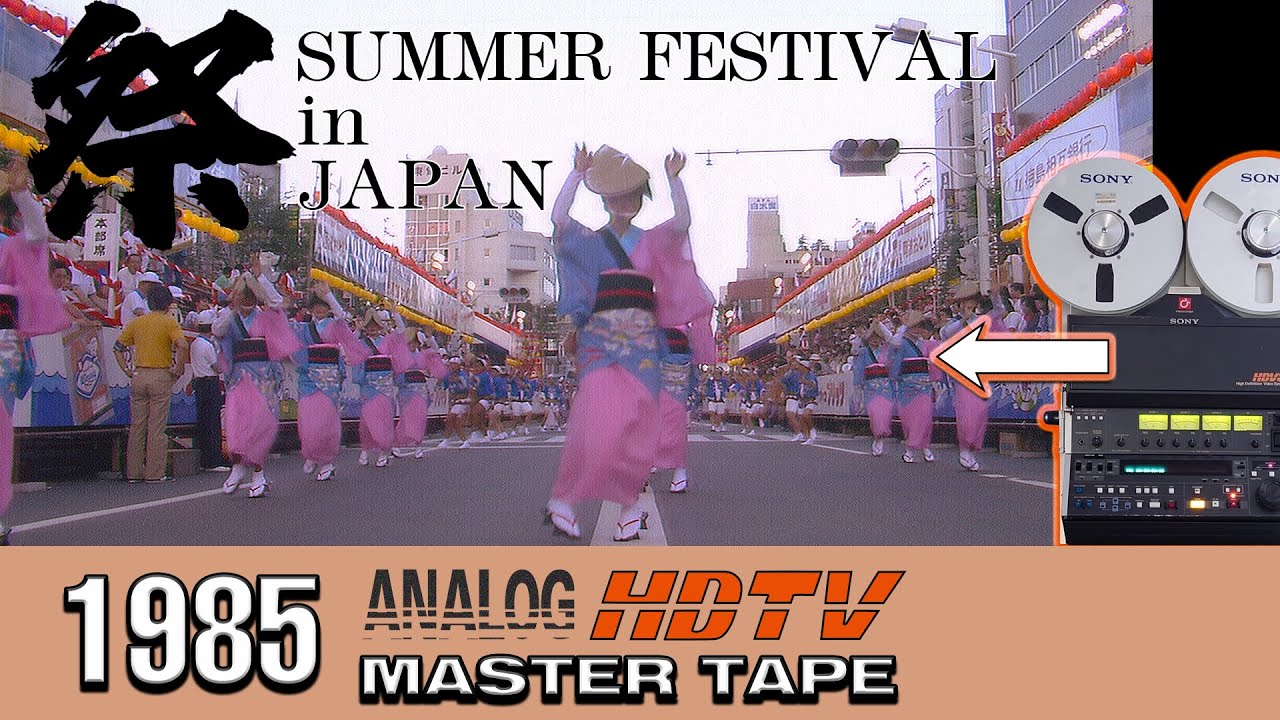 Toshiba's 1985 Summer Festival In Japan (Analog HDTV Sony HDV-1000 1