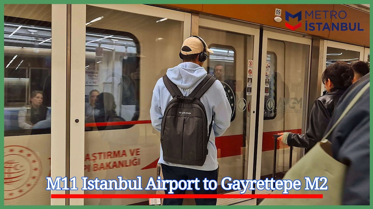Как добраться до станции метро Gayrettepe (M11-M2)Соединение для поездки из аэропорта Стамбула