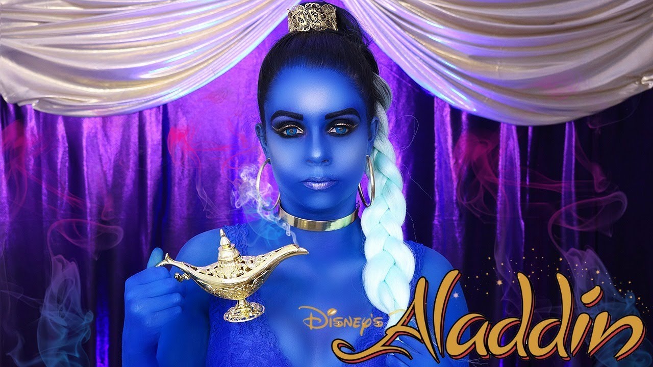 GÊNIO DA LÂMPADA ALADDIN - TUTORIAL DE MAQUIAGEM ARTÍSTICA POR KAREN LIMA