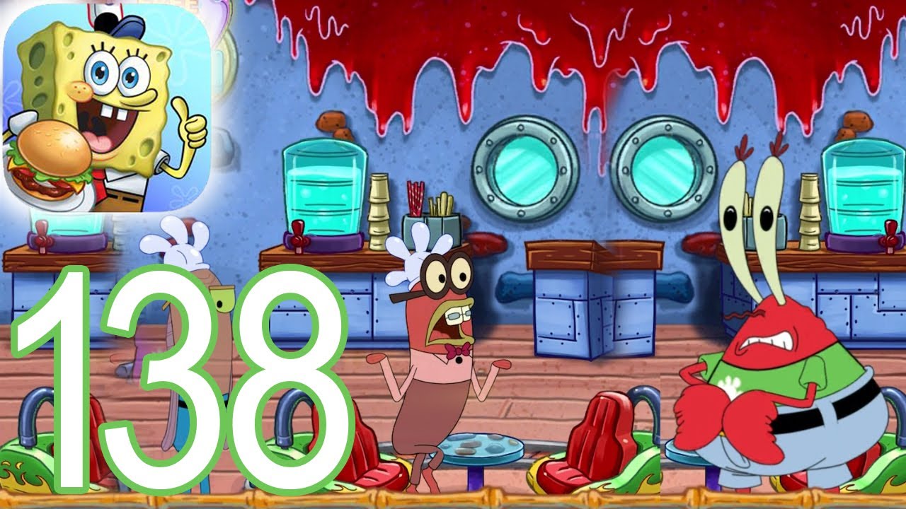 SpongeBob: Krusty Cook-Off - FIERY FIST O FRITTERS - Gameplay Video Part 138 (iOS Android)