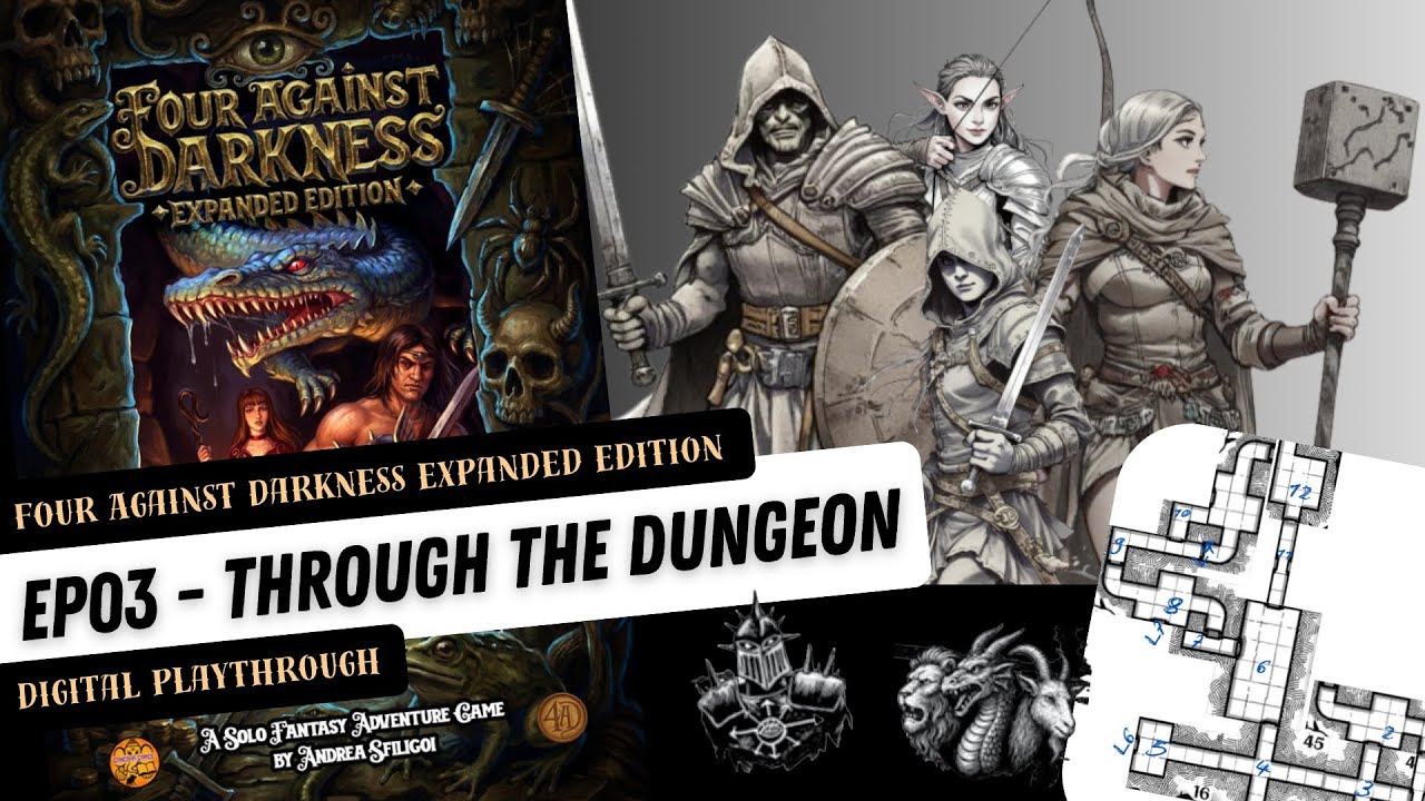 Let's play 4AD Expanded Edition! - Through the dungeon
