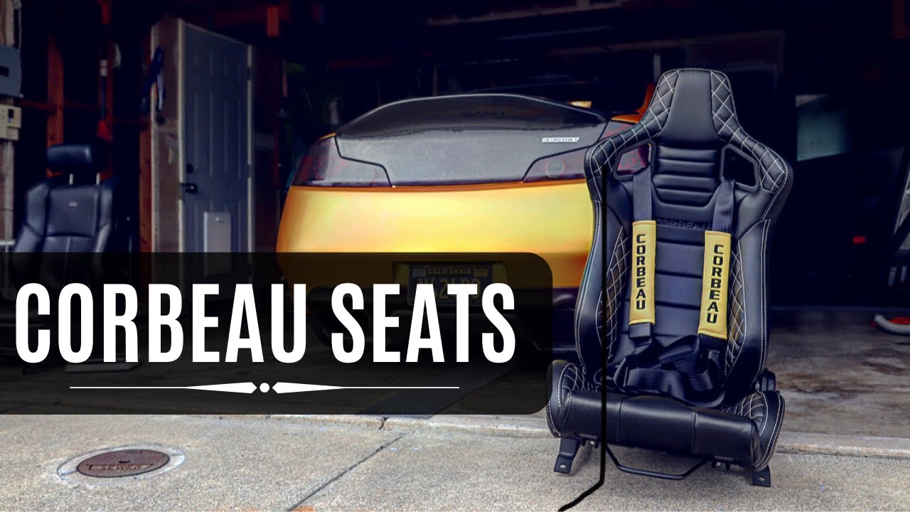 Installed CORBEAU SEATS on my G35 (2023)