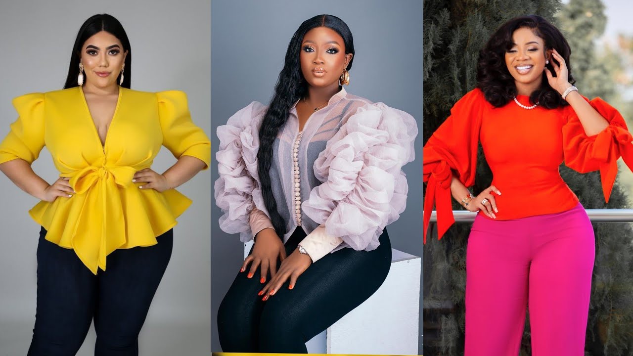 1OO+ Trendy Office BLOUSES and Corporate TOPS for LADIES