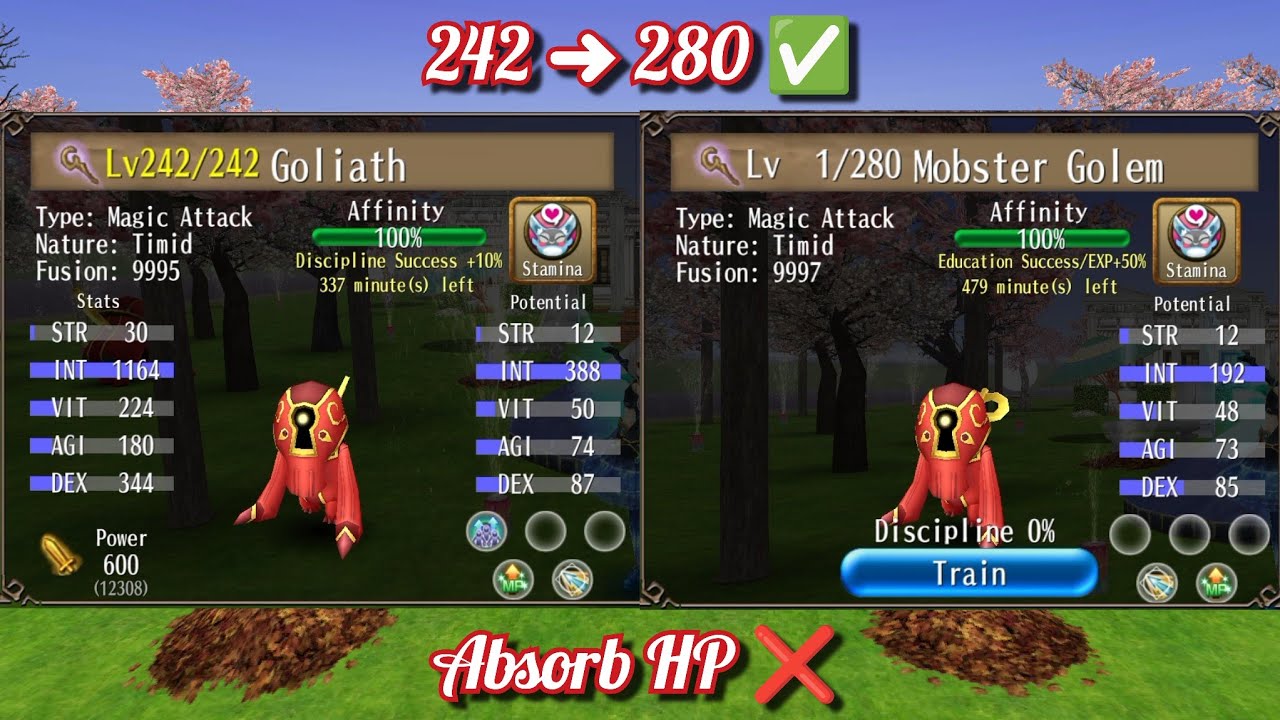 9.9K Fusion Pet: Raised Level Cap 242 ➜ 280 Just to Suffer&hellip; Absorb HP? Failed 😭 | Toram Online