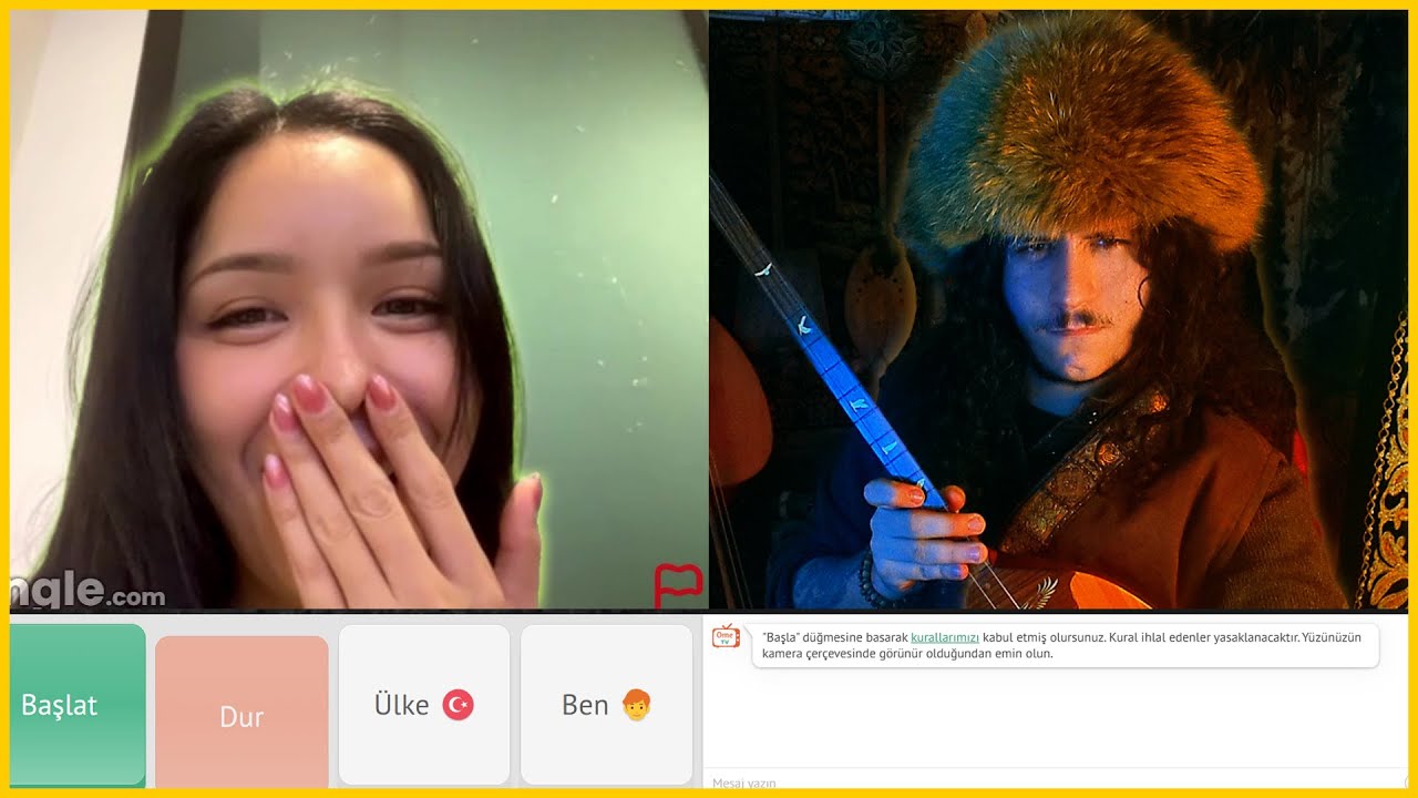YABANCILARA TÜRK GIRTLAK MÜZİĞİ #omegle #uhmegle
