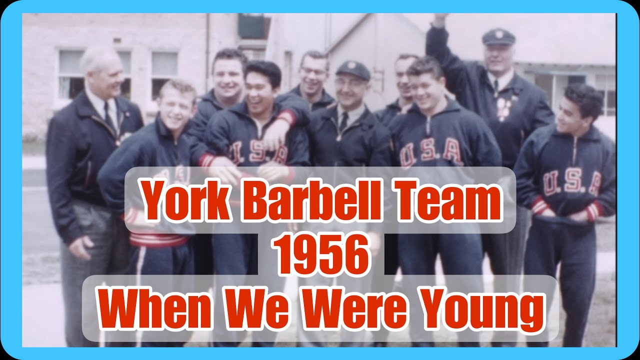 York Barbell team 1956. When they were young!  Hoffman, Kono, Paul Anderson, Sheppard, George & more