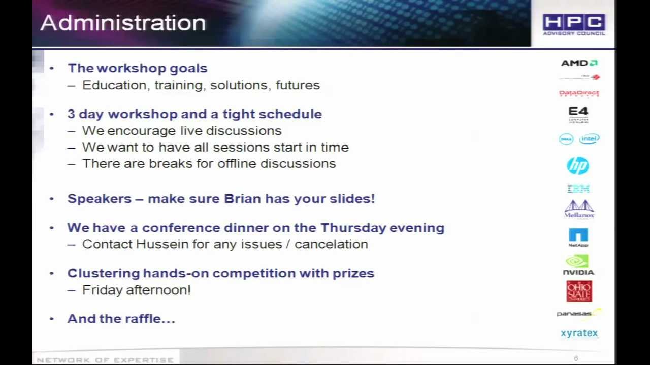 HPC Advisory Council Overview from Switzerland HPC Conference 2013