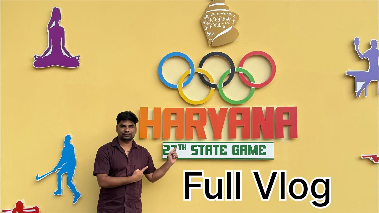 Haryana 27th State Games Full Vlog | Tau Devi Lal Stadium | Olympics Games | Athlets | All Games