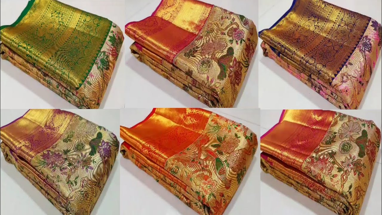 *SOLD*Pure Kanchipuram silk pattu sarees with price||Wedding collection||Jhanvika Fashions & Vlogs
