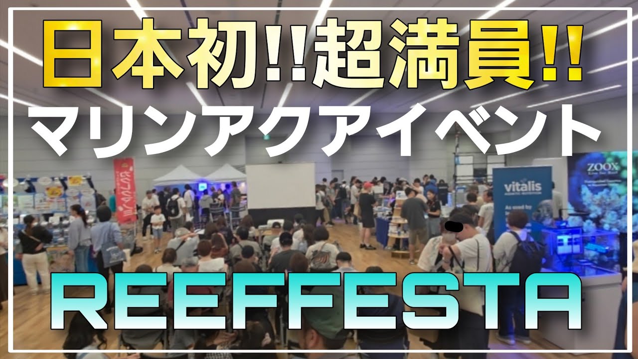 日本初‼「本当にマリンアクアだけの」アクアリウムイベントREEFFESTAが凄すぎた‼　aquarium　アクアリウム　熱帯植物　海水魚　熱帯魚　水草　流木　サンゴ