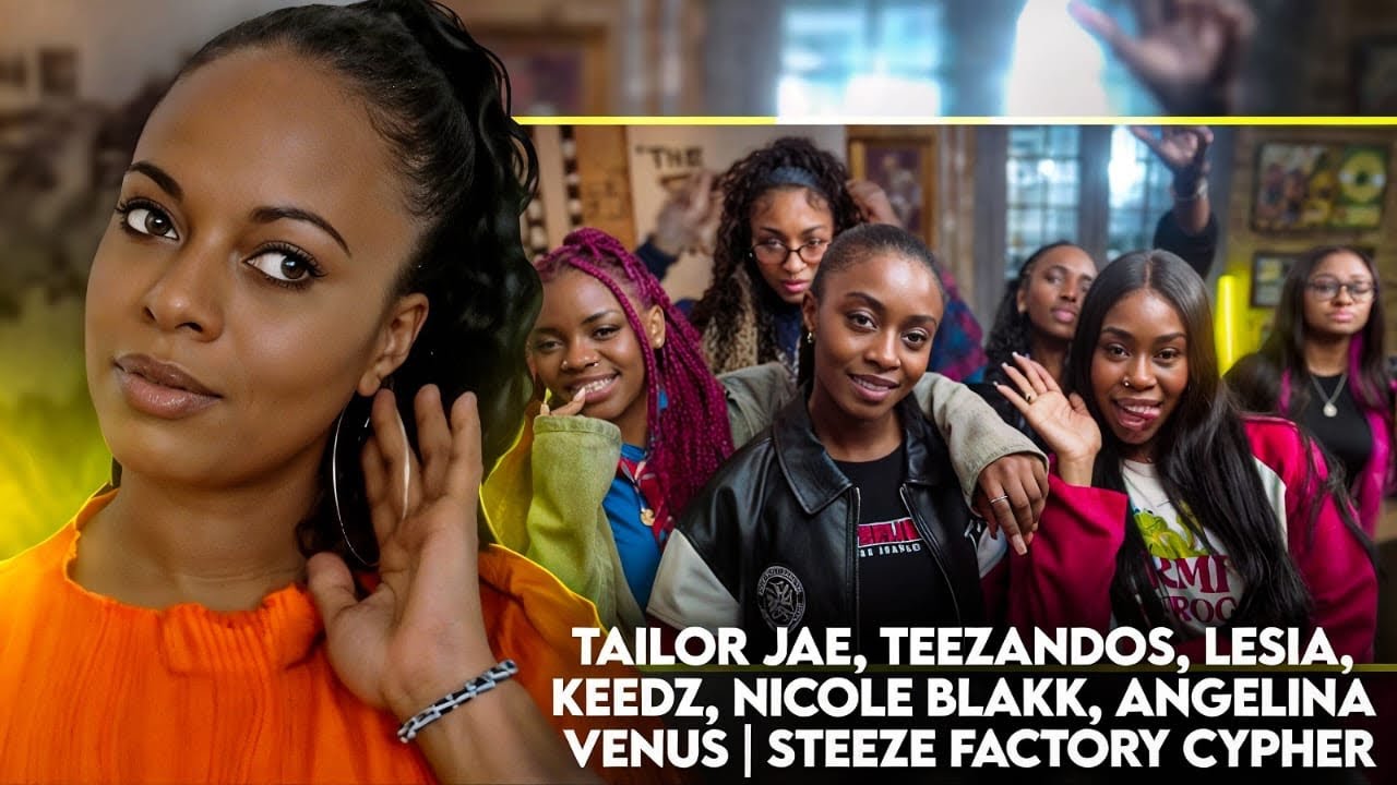 Steeze Factory Cypher Reaction | Tailor Jae, Teezandos, Lesia, Keedz, Nicole Blakk & Angelina Venus 