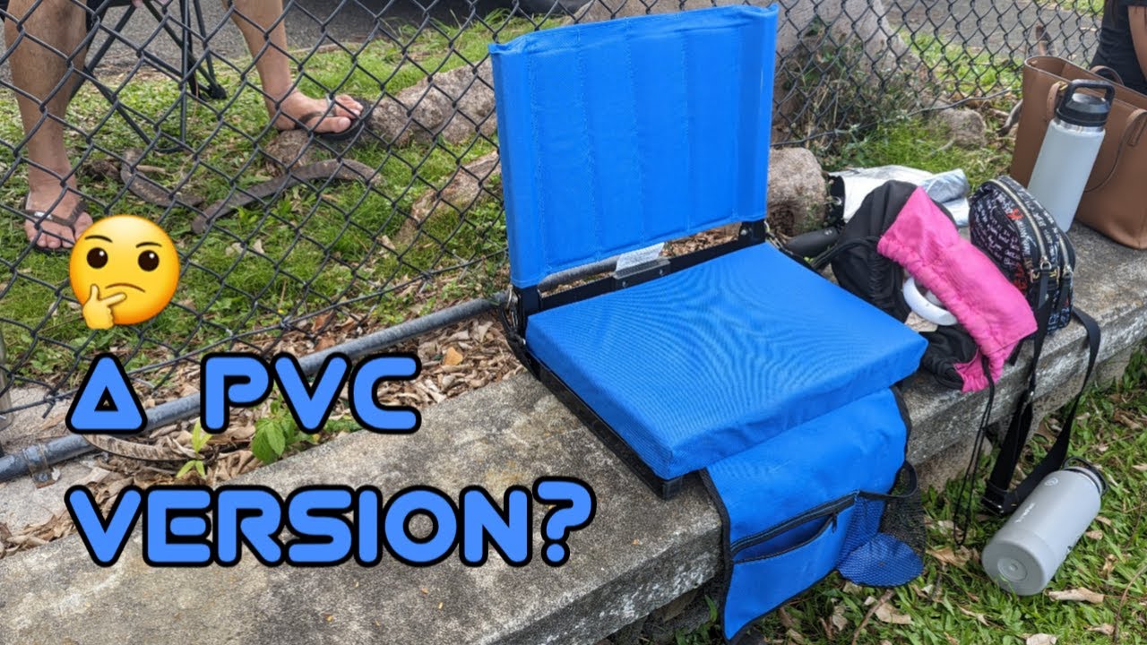 PVC Folding Bleacher Seat (PVC BACKREST, HMMM🤔)