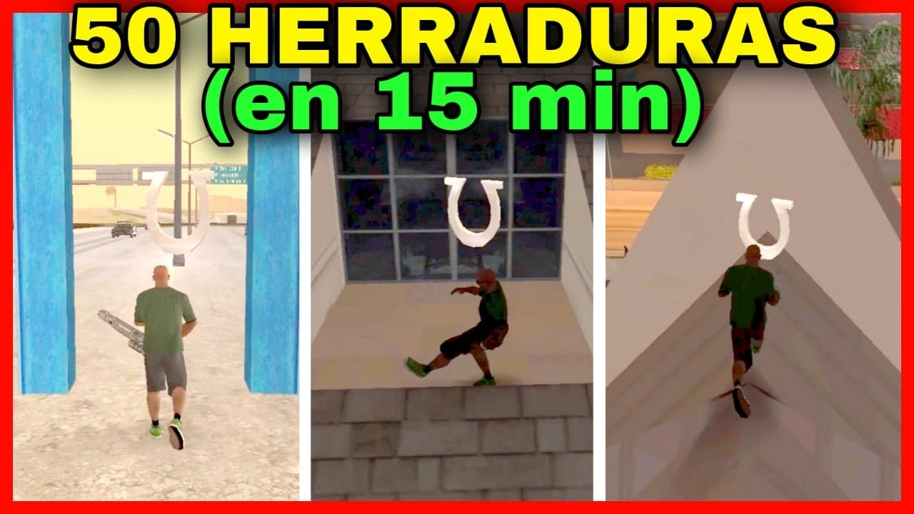 🔥Encontrando TODAS las 50 HERRADURAS de GTA San Andreas - Ubicación de TODAS las HERRADURAS