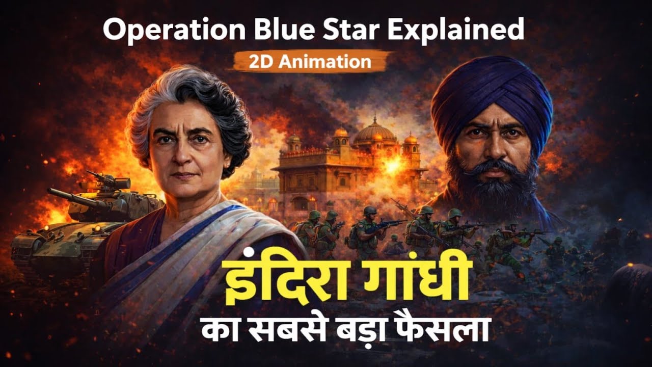 Operation Blue Star Explained | इंदिरा गांधी का सबसे बड़ा फैसला | भारत का सबसे विवादित सैन्य ऑपरेशन 