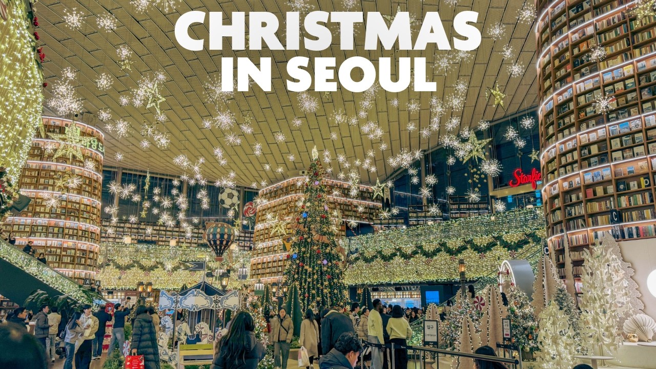 Experience Seoul's Festive Winter Magic 2025 🎄 | No Talking Relaxation