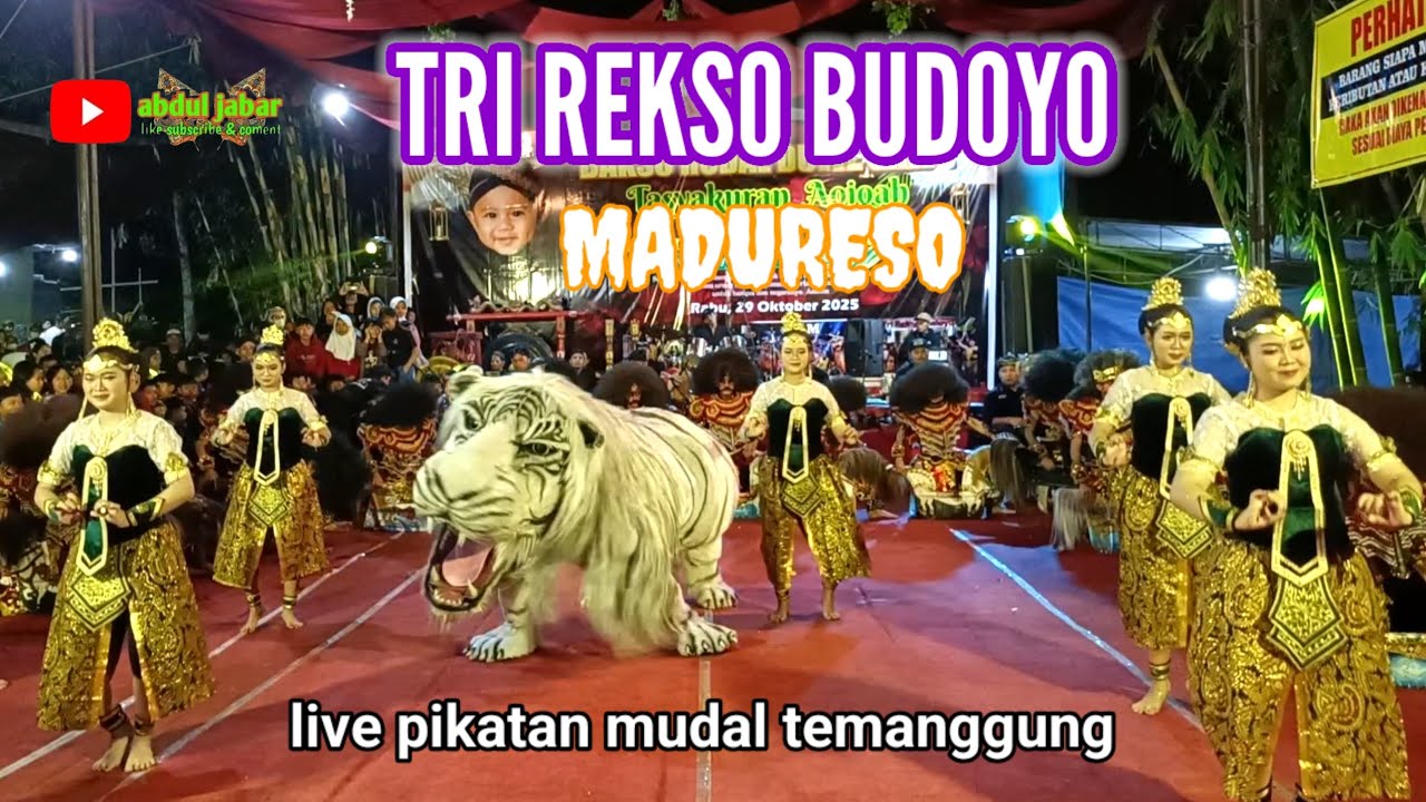 JARAN KEPANG TRI REKSO BUDOYO MADURESO LIVE PIKATAN MUDAL TEMANGGUNG 