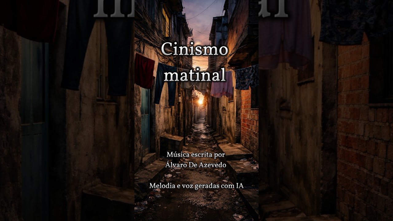 Cinismo Matinal. Música escrita por Álvaro De Azevedo. Melodia e voz geradas com IA