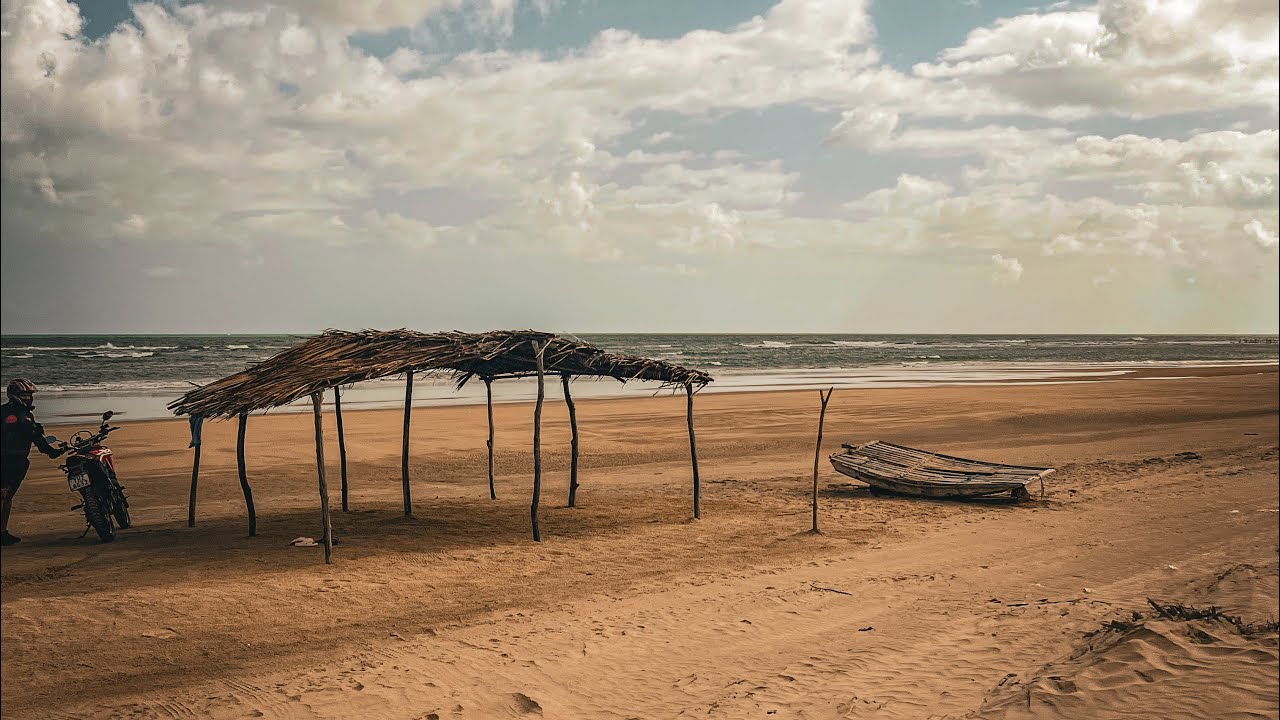 VIAGEM DE MOTO PARA PRAIA DE MUNDAÚ CEARÁ PARTE 01